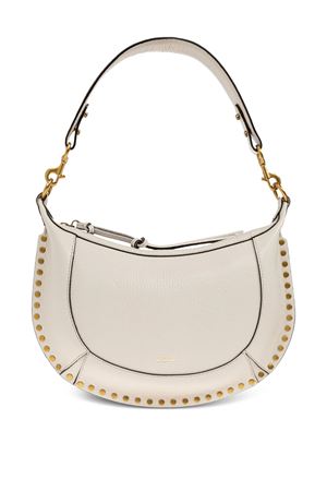 Borsa a spalla Naoko in pelle di vitello bianco crema ISABEL MARANT | PP0001FAD1C04M20CK
